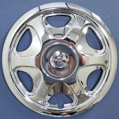 UNO 1995-1996 Toyota Tercel # 61132A 13" Tapacubos / Cubierta de rueda cromada # 26616960 Foto 1 de 4