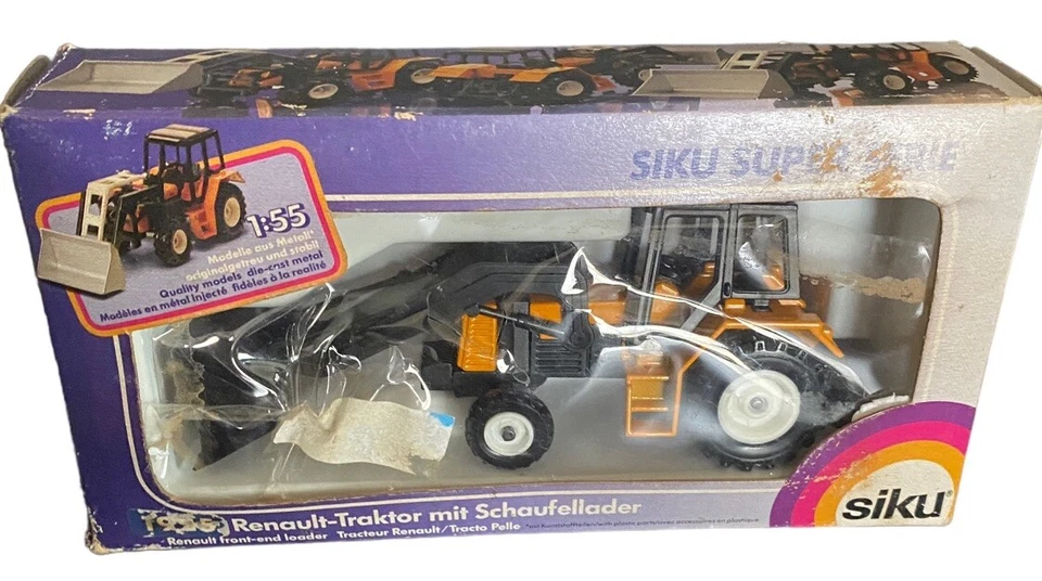Camión tractor cargador frontal Siku 1/55 Super Series fundido a presión Alemania juguete de colección Foto 1 de 4