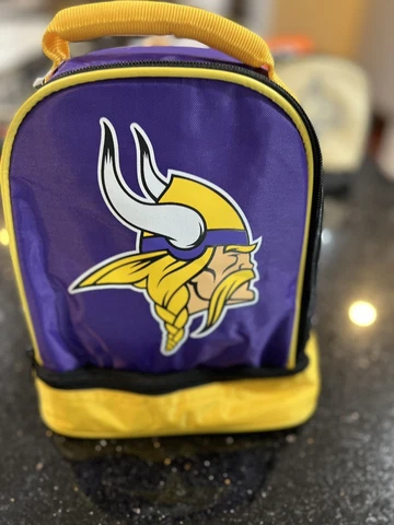 Minnesota Vikings Nfl duel compartment lunchbag Cooler Foco Cover