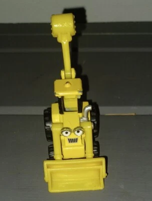 BOB THE BUILDER 2004 3'' SCOOP THE BULLDOZER DIE-CAST TOY CAR BY LEARNING CURVE - Image 1 of 4