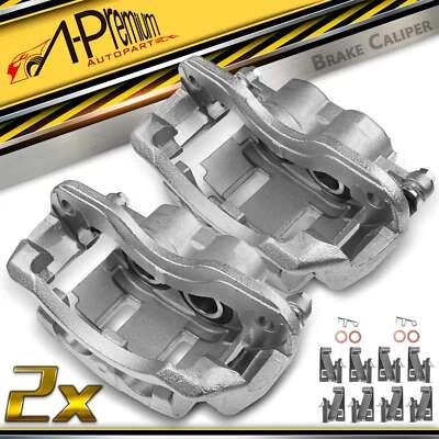 2x Disc Brake Caliper w/ Bracket Front for Chevrolet GMC Isuzu NPR NPR-HD Reach - Image 1 of 4