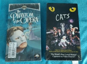 The Phantom of the Opera (VHS, 1991) AND CATS *BOTH SEALED* - Bild 1 von 10