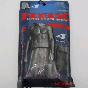 Mens Size L - 4 Pack RBX Boxer Brief Mesh ACTIVE - Picture 1 of 7