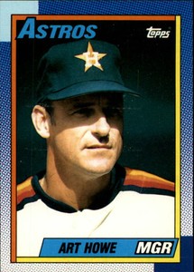 1990 Topps Baseball Card #579 Art Howe MG