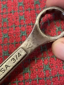 Vintage Craftsman Stubby Box Wrench) 5/8 3/4” USA 🇺🇸 V Forge Mark - Bild 1 von 13