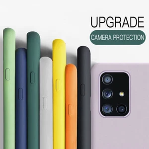 For Samsung S21 S20 Plus Note20 Ultra S10E S9 S8 Liquid Silicone Soft Case Cover - Zdjęcie 1 z 16
