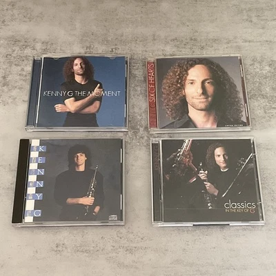 Lot of 4 Kenny G Jazz CDs – Smooth Saxophone Classics 1980s 1990s Easy Listening - Image 1 of 2