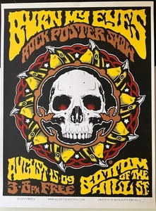 Burn My Eyes Rock Poster Show 2009 San Francisco Alan Forbes - Bild 1 von 1