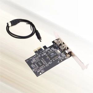 PCIe à 1394 3 ports Expansion avec support et câble à profil bas pour - Afbeelding 1 van 12