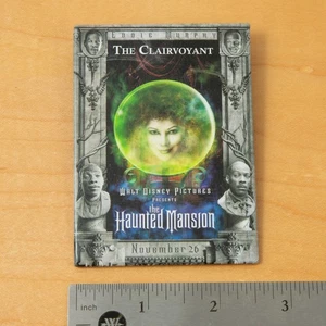 RARE Vintage Haunted Mansion "Clairvoyant" Promotional Advertising 2" Button Pin - Picture 1 of 2
