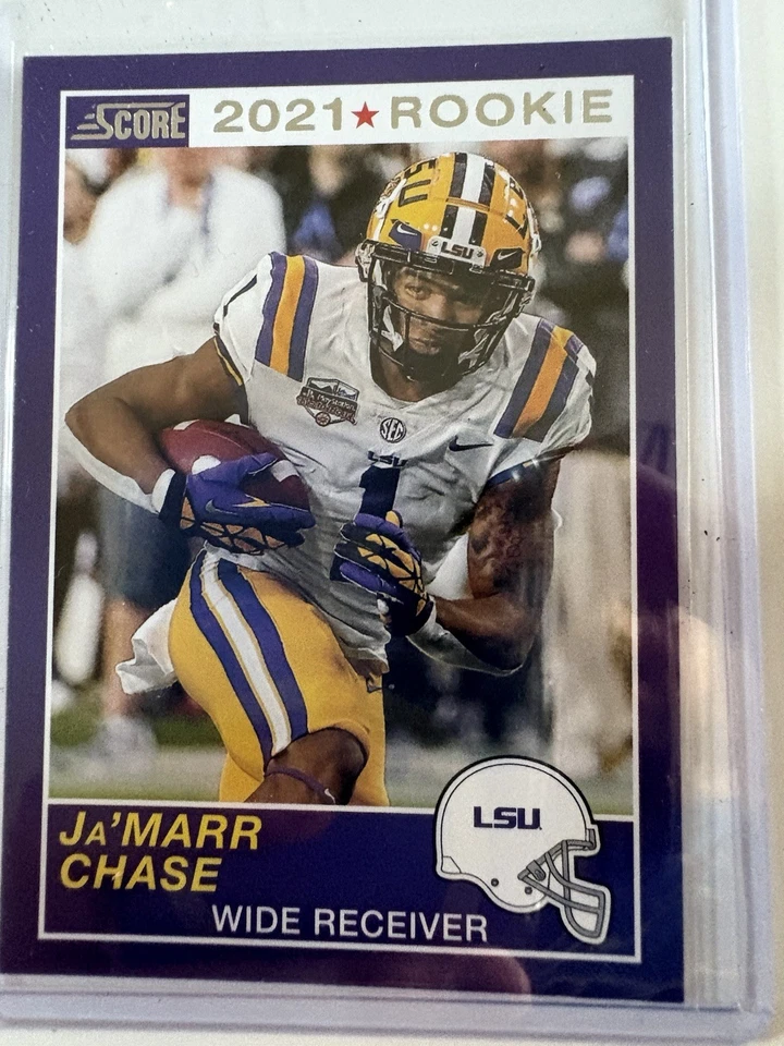 2021 Panini Chronicles Draft Picks - Score Retro Ja'Marr Chase #62 (RC) - Image 1 of 1