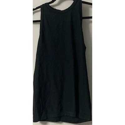 Camiseta sin mangas Lululemon negra cuello alto espalda deportiva musculosa Foto 1 de 4