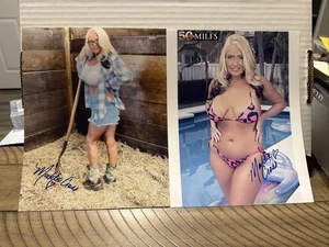 MADDIE CROSS signed 8x10 PHOTOs X2 Get Both For 1 Money #210 & #211 - Picture 1 of 1