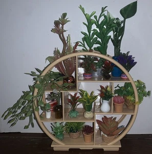 Barbie Doll’s Round Plant Stand For Diorama’s Or Play - Imagen 1 de 4