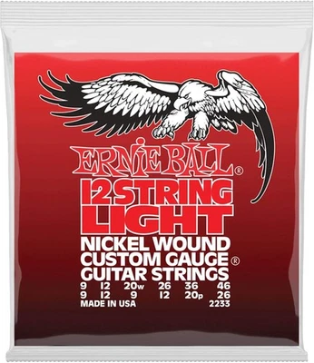 Ernie Ball Light 12-String Nickel Wound Electric Guitar Strings - 9-46 Gauge