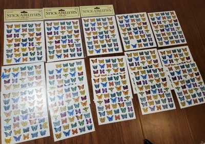 The Paper Studio Stick Abilities Butterfly Stickers Puffy 18 Pages - Image 1 of 4
