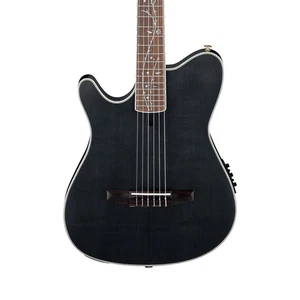 Ibanez TOD10NL-TKF Tim Henson Linkshand Nylonsaiten E-Gitarre, schwarz - Bild 1 von 2