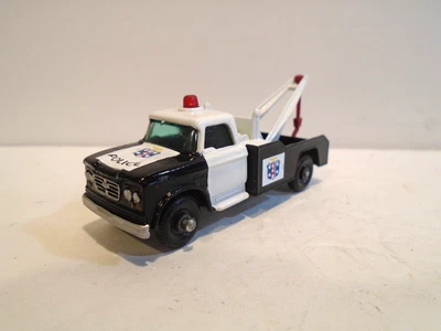 Matchbox 13 Dodge Police Wrecker Custom - Vintage 1965 Lesney England Tow Truck - Image 1 of 4