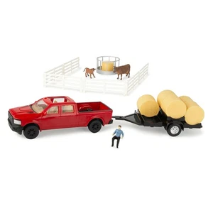 1/32 Red Pickup Truck Haying Farm Set by ERTL 47598 - Picture 1 of 6