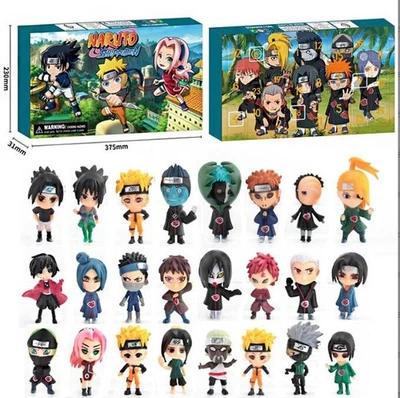 Christmas Anime Figure 24 Days Countdown Advent Calendar Naruto Kids Boy Gift - Image 1 of 2