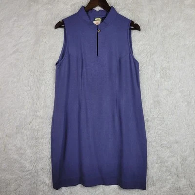 NWT Vtg Tommy Bahama 100% Silk Purple Sleeveless Tank Dress Y2K Resort - Image 1 of 4