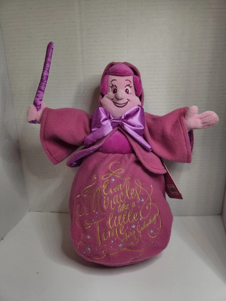 Disney Wisdom Plush Fairy Godmother Cinderella December Limited Release-