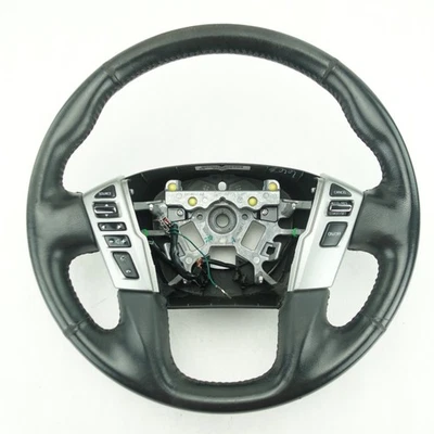 Руль 2016 2017 2018 Nissan Titan XD черный кожаный - Изображение 1 из 4