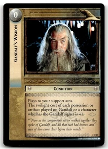 2002 LOTR Lord of the Rings Mines of Moria Card #2C23 Gandalf's Wisdom - Picture 1 of 4