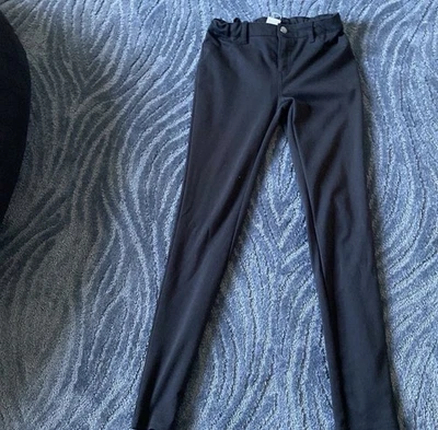Pantalones Ponte Gap Niños Uniforme Escolar Niñas Elastizados Ajustados Verdadero Negro Talla 12  Foto 1 de 3