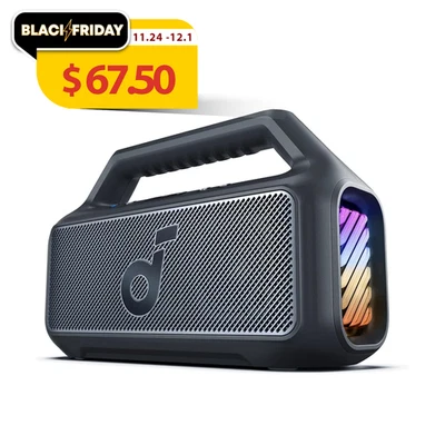 Soundcore Boom 2 Portable Outdoor Speaker BassUp 2.0 Subwoofer Waterproof｜Refurb - Image 1 of 4