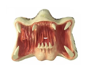 Adult Alien Predator Mask Half Face Prop Mens Halloween Predator Alien Mask New - Picture 1 of 2