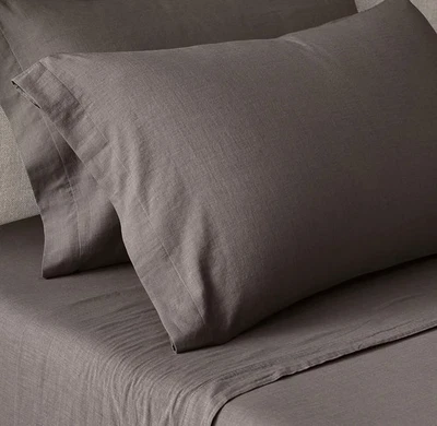 Restoration Hardware RH Italian Garment Dyed Cotton Gauze  Cal King sheet set - Image 1 of 4