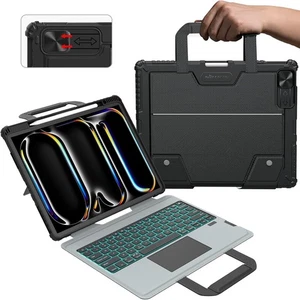 Nillken Bumper Go iPad Pro 13 Tastatur Hülle Ständer Kamera Cover, Griff, Removab - Bild 1 von 15