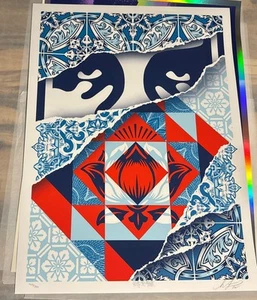 Obey Shepard Fairey Add Fuel Modular Art Print Mint in Hand /500 2022 Signed - Bild 1 von 7