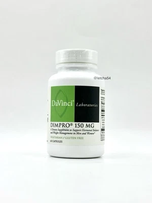 Davinci Labs DIMPro (60 cápsulas) 150 mg - Ayuda a mantener el equilibrio hormonal sellado Foto 1 de 4