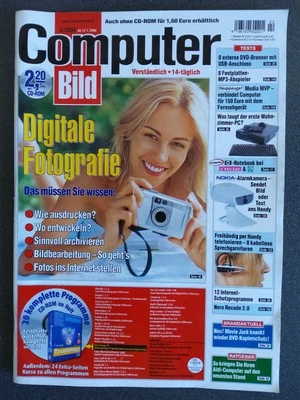 Zeitschrift Computer Bild 2/2004 CD Rom neuwertiger Zustand Vintage - Bild 1 von 4