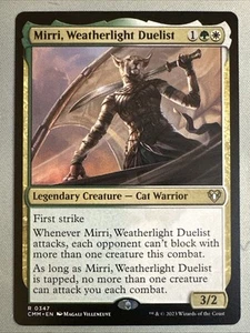MTG / Mirri, Weatherlight Duelist / CMM / #0347 / Regular / Rare / NM - Picture 1 of 2