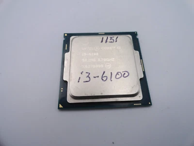 Intel Core i3-6100 2 Cores 4 Threads 3.7GHz LGA1151 CPU - Image 1 of 2