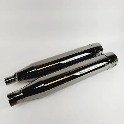 Harley-Davidson 17-24 M8 cromo ahumado CVO rendimiento escape antideslizante 4,5"" fabricante de equipos originales Foto 1 de 4