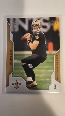 2008 Drew Brees Upper Deck Draft Edition Football Card #163 New Orleans Saints - Image 1 of 2
