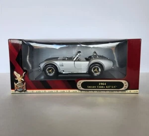 Road signature 1:18 scale 1964 SHELBY COBRA 427 S/C NEW Silver And Black - Picture 1 of 6
