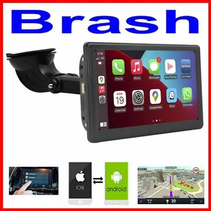 PORTABLE 7" WIRELESS APPLE CARPLAY / ANDROID AUTO REVERSING CAMERA SUITS ARBATH - Picture 1 of 10
