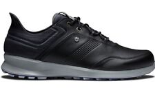 NEW Mens FootJoy FJ STRATOS Golf Shoes, BLACK/CHARCOAL, PICK A SIZE, $220