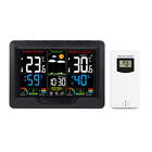 Digital LCD Indoor & Outdoor Weather Station Alarm Clock Thermometer Wireless