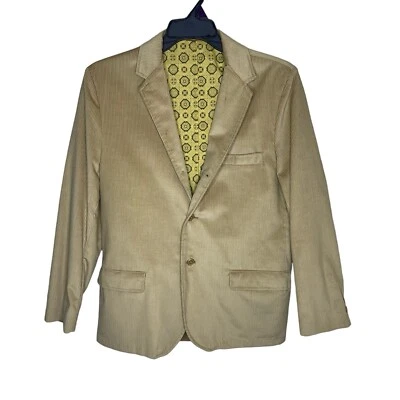 Sears Corduroy Suit Jacket Men 40R Beige Sport Coat vtg Men’s Store Roebuck - Image 1 of 4