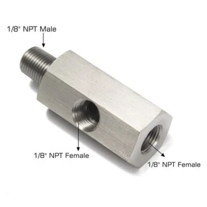 Oil Pressure Sensor Thread Engine Connector Adapter Turbo Stable Performance AU - Picture 1 of 8