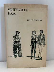 VAUDEVILLE U.S.A. by John E Dimeglio 1973 1st Edition Paperback Vintage Book VGC - Picture 1 of 11