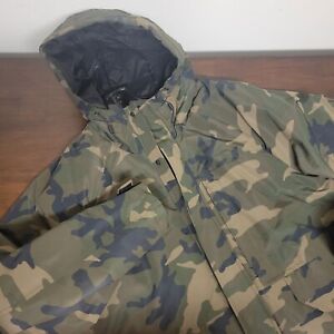 Levis Hooded Storm Trucker Camouflage Jacket Quilted NWOT Mens Sz M