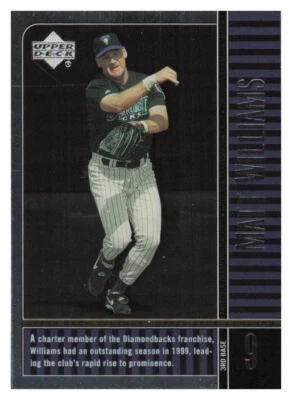 2000 Upper Deck Legends #26 Matt Williams  Arizona Diamondbacks - Image 1 of 2