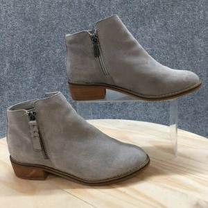 Blondo Ankle Boots Womens 6.5M Gray Liam Waterproof Zip Casual Suede B5859665 - Picture 1 of 17